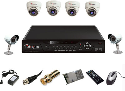 

Tentronix T-8AVR-6-D4B210 8 Channel Home Security Camera(2000 GB)