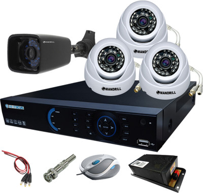 Mandrill MA-ND21-R 4 Channel Home Security Camera(1 TB)