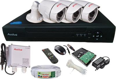 

Active Feel Free Life AHD0404HAHD1.3M36F3 4 Channel Home Security Camera(1 TB)