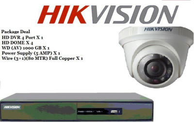 

Hik Vision DS-720HGHI-E1 4 Channel Home Security Camera(1000 GB)