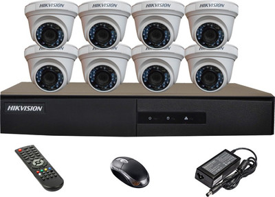 

Hik Vision DS7208HGHIE1,DS2CE56C2T-IRP08 8 Channel Home Security Camera