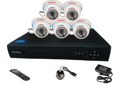 

Active Feel Free Life ACT8AHD5D 8 Channel Home Security Camera(500 GB)