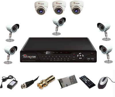 

Tentronix T-8AVR-8-D3B510 8 Channel Home Security Camera(2000 GB)
