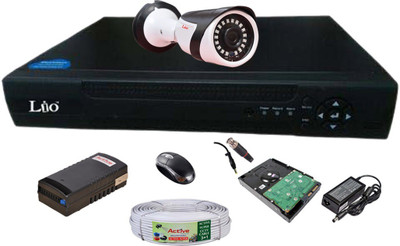 

LIO AHD Full Combo, AHD 1.3MP Bullet Camera 1Pcs + CCTV Cable + 1 TB HDD + AHD DVR 4 Channel Home Security Camera(1 TB)