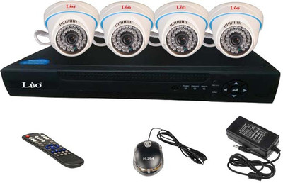 

Lio LIO4HD4D1 4 Channel Home Security Camera(500 GB)