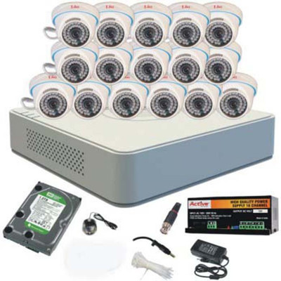 

Lio 16HL120D16F 16 Channel Home Security Camera(500 GB)