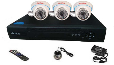 

Active Feel Free Life ACT4AHD3D 4 Channel Home Security Camera(500 GB)