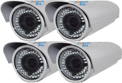 

magnum elite Analog Bullet Camera(Pack of 4) 1 Channel Home Security Camera