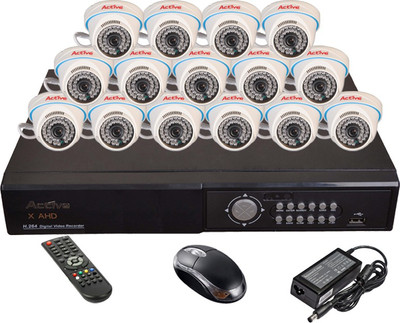 

Active AHD Full Combo, AHD 1MP Dome Camera 15Pcs + AHD DVR 16 Channel Home Security Camera