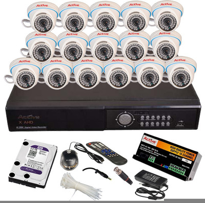 

Active Feel Free Life ACT16AHD16DF1 16 Channel Home Security Camera(2 TB)
