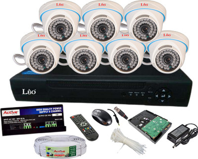 

Lio AHD Full Combo, 1MP AHD Dome Camera 7pcs + CCTV Cable + 1TB HDD + LIO AHD DVR 8 Channel Home Security Camera(1 TB)