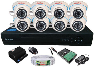 

Active Feel Free Life ACT8AHD8DF1 8 Channel Home Security Camera(1 TB)