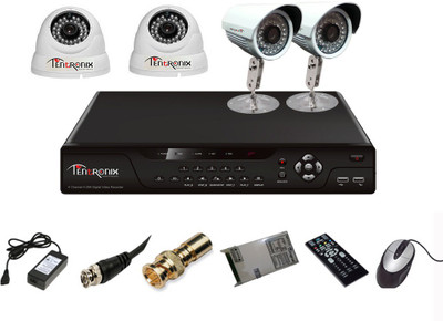 

Tentronix T-4AVR-4-DB13 4 Channel Home Security Camera(2000 GB)