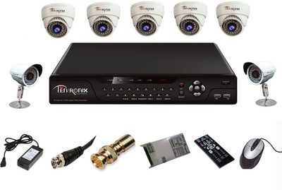 

Tentronix T-8AVR-7-D5B210 8 Channel Home Security Camera(2000 GB)