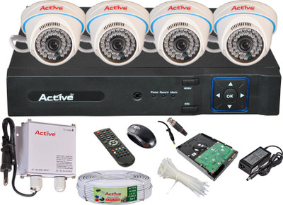 

Active AHD20404HAHD2D36-F4 4 Channel Home Security Camera(1 TB)