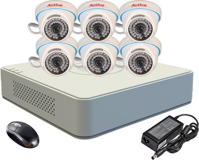 

Active Combo, AHD 1MP Dome Camera 6Pcs + F1 Mini DVR 8 Channel Home Security Camera