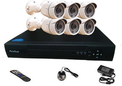 

Active Feel Free Life ACT8AHD6B1 8 Channel Home Security Camera(500 GB)