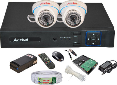

Active Feel Free Life AHD20404HAHD2D36F2 4 Channel Home Security Camera(500 GB)
