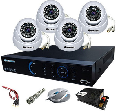 

Mandrill HI FOCUS DVR 4 Channel Home Security Camera(1 TB)