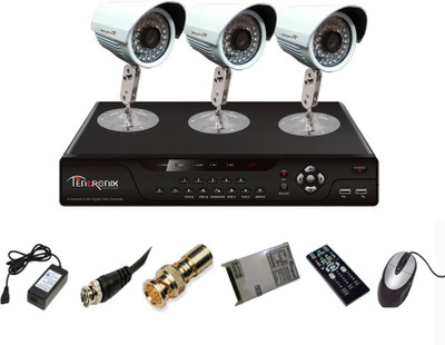 

Tentronix T-4AVR-3-B10 4 Channel Home Security Camera(2000 GB)
