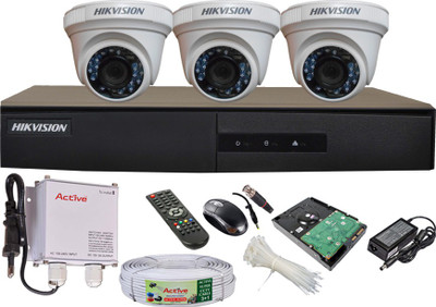

Hik Vision DS7204HGHIE1DS2CE56COTIRF3 4 Channel Home Security Camera(500 GB)