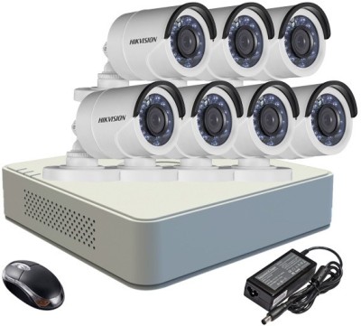 HIKVISION Combo, DS-2CE16COT-IRP Bullet Camera 7Pcs + F1 Mini DVR Security Camera(8 Channel)