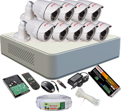 

Active Full Combo, AHD 1MP Bullet Camera 9Pcs + Active Cable + 2TB HDD + F1 Mini DVR 16 Channel Home Security Camera(2 TB)