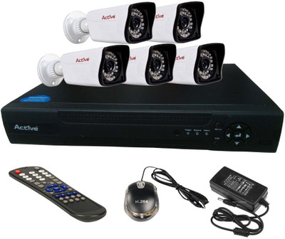 

Active Feel Free Life CT-COMBO5M 8 Channel Home Security Camera(500 GB)