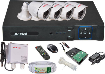 

Active AHD20404HAHD2M36-F4 4 Channel Home Security Camera(500 GB)