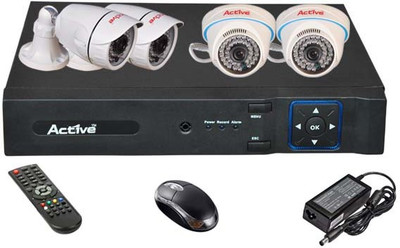

Active AHD0404HAHD2,2D2M3604 4 Channel Home Security Camera