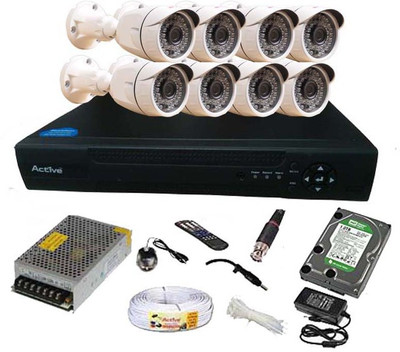 

Active Feel Free Life ACT8AHD8BF 8 Channel Home Security Camera(1 TB)