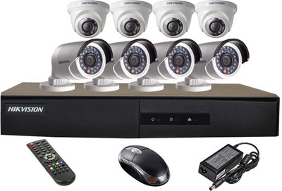 

Hik Vision DS7208HGHIE1DS2CECOTIR08 8 Channel Home Security Camera