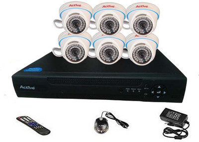 

Active Feel Free Life ACT8AHD6D1 8 Channel Home Security Camera(500 GB)