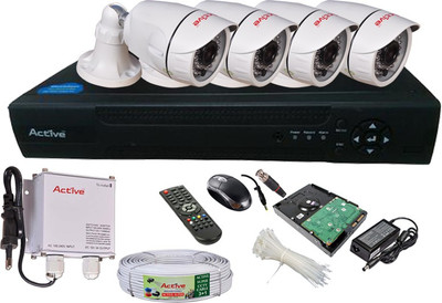 

Active Feel Free Life AHD0404HAHD1.3M36F4 4 Channel Home Security Camera(1 TB)
