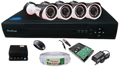 

Active Feel Free Life AHD0404HAHD1M36F4 4 Channel Home Security Camera(1 TB)