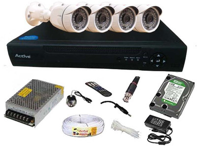 

Active Feel Free Life ACT4AHD4BF1 4 Channel Home Security Camera(1 TB)