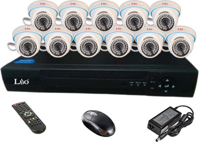 

Lio AHD Full Combo, AHD 1MP Dome Camera 11Pcs + AHD DVR 16 Channel Home Security Camera