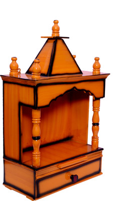 

Quality Creations Wooden Home Temple(Height: 65 cm)