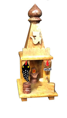 

Mne LORD SHIV TEMPLE Marble Home Temple(Height: 18 cm)
