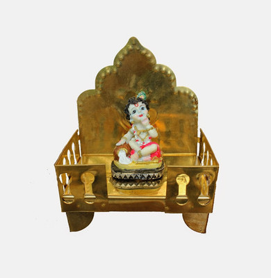 48% OFF on Dekor World Little Krishna on Singhasan Metal Home Temple(Height: 13, Pre-assembled) 48% OFF on Dekor World Little Krishna on Singhasan Metal Home Temple(Height: 13, Pre-assembled)
