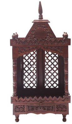

Shilpi HandCrafted Solid Wood Home Temple(Height: 58.42 cm)