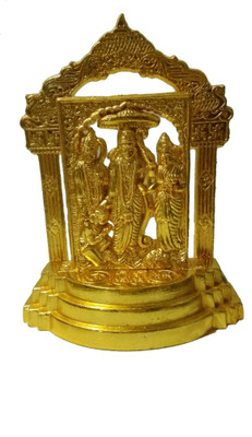 

Heaven Decor Gold Plated Home Temple(Height: 11 cm)