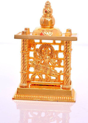 

Indoart “MAA DURGA 24K GOLD PLATED Big Size” Gold Plated Home Temple(Height: 19 cm)
