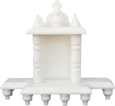

eShilp Home Temple Pooja Mandir small size 10.5 inches Marble Home Temple(Height: 27 cm)