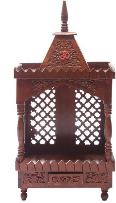 

Shilpi HandCrafted Solid Wood Home Temple(Height: 58.42 cm)