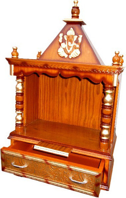 Vishwakarma Furniture Wooden Home Temple(Height: 88 cm)