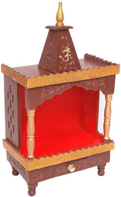 

Wood Beauty Wooden Home Temple(Height: 60 cm)