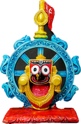 

THE HOLY MART CHAKRA JAGANATH JI SMALL Polyresin Home Temple(Height: 3.4 cm)