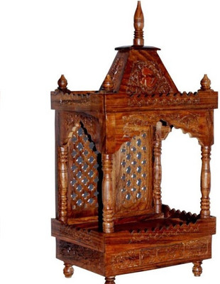 

Simran Handicrafts Solid Wood Home Temple(Height: 53.34 cm)