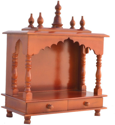 Home Crafts Wooden Home Temple(Height: 21 inch)